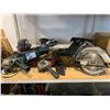 Image 2 : 7 PCS. ASSORTED POWER TOOLS-3 SANDERS,3 GRINDERS AND SKILL SAW