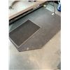 Image 2 : LARGE BLACK RUBBER SHOP FATIGUE MAT-APPROX.-72" X 48" X 1/2"