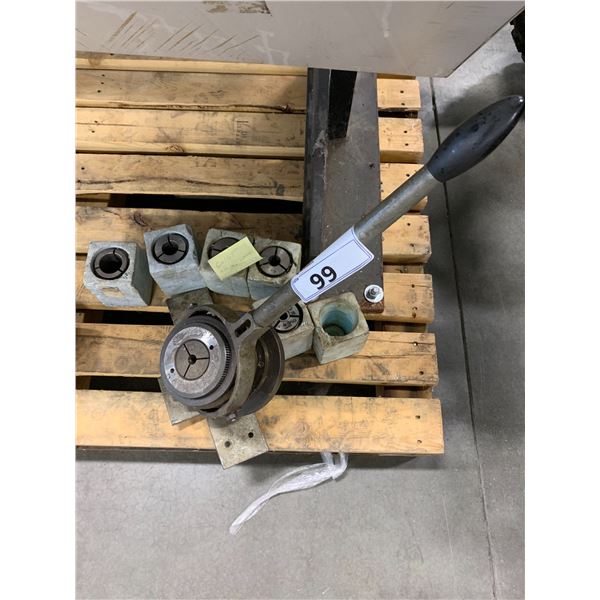 COLLET MANUAL LATHE QUICK CHANGE TOOL WITH 6 COLLETS