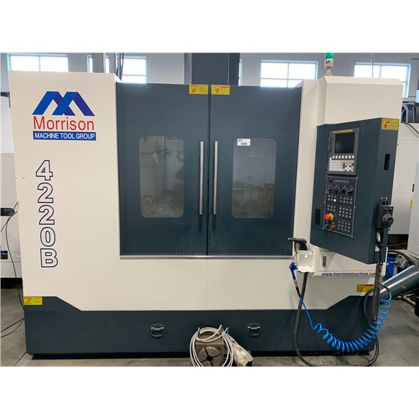 *H/C* MORRISON VMC 4220B CNC MILL -4TH AXIS ROTARY, 12,000 RPM SPINDLE, THRU SPINDLE COOLANT,