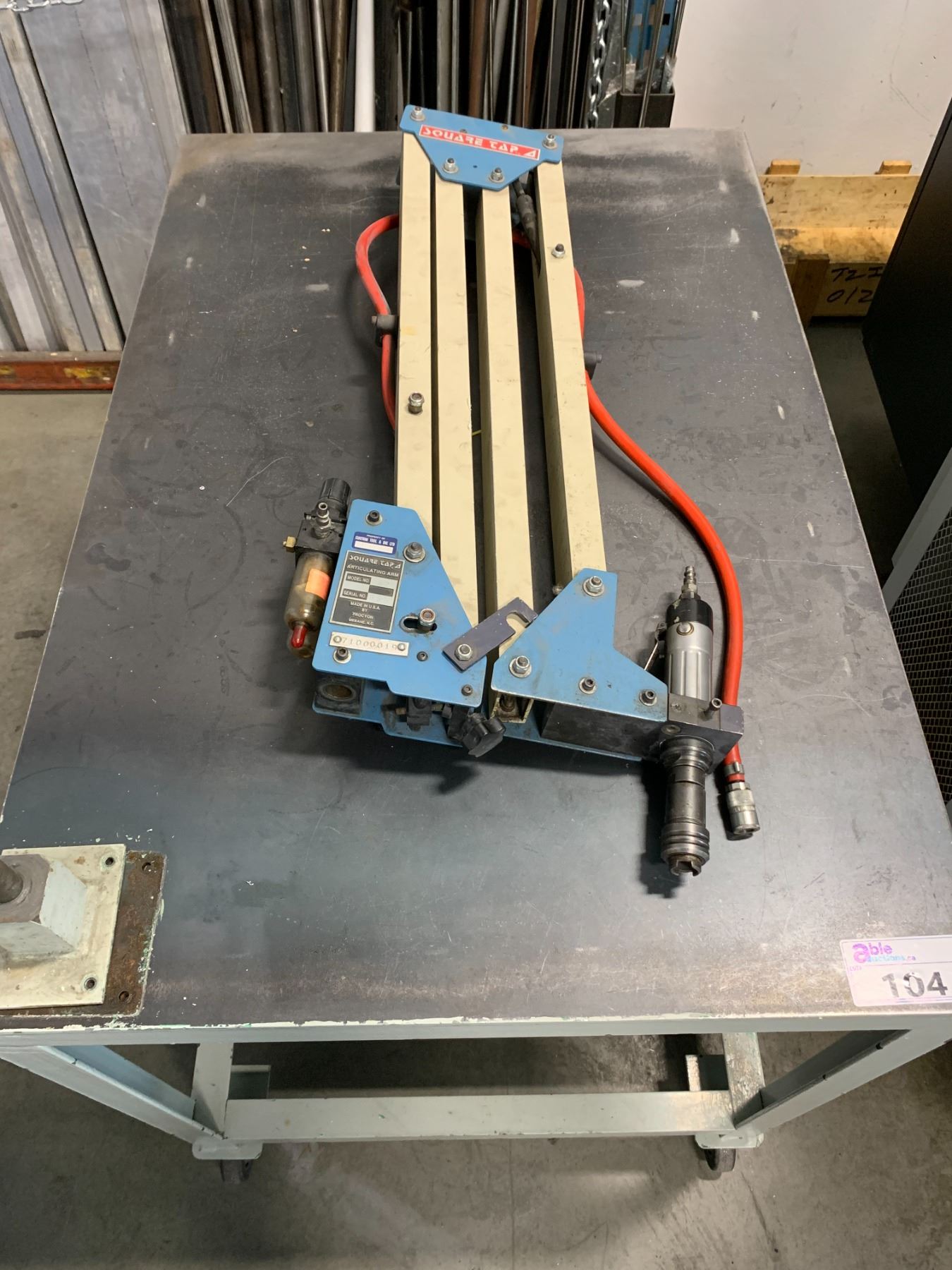 SQUARE TAP MODEL 62 PNEUMATIC TAPPING ARM -UP TO 1/2