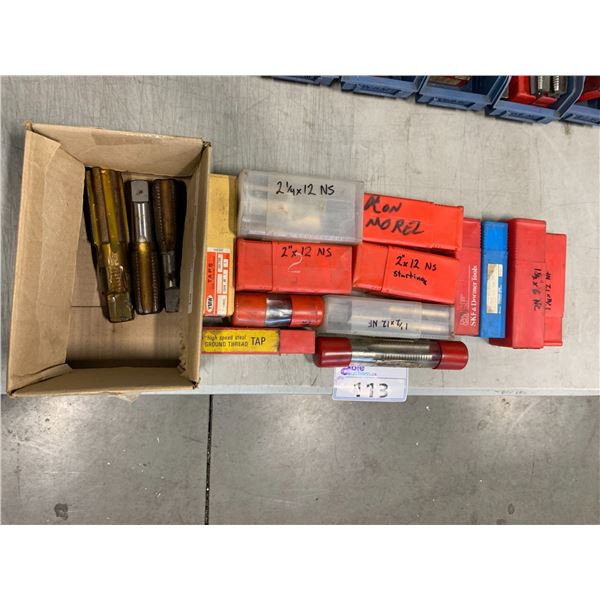 16 ASSORTED LARGE TAPS