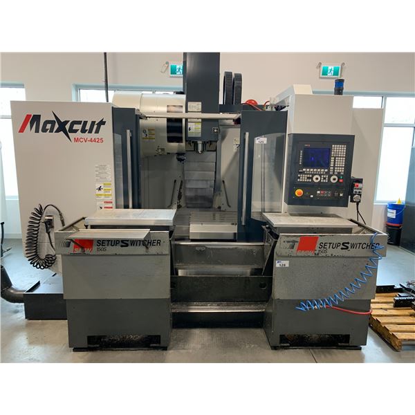 *H/C* MAXCUT MCV-4425 CNC MILL-44" X 25" X 24", 8,000 RPM SPINDLE, THRU COOLANT SPINDLE,