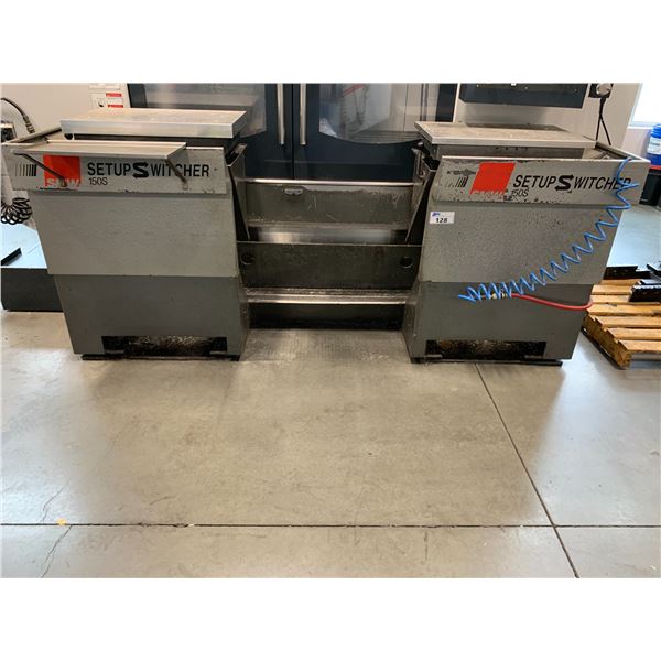 SMW 150S SETUP SWITCHER WITH 3 PALLETS, 1 MACHINE RECEIVER AND PALLET LOADING CART