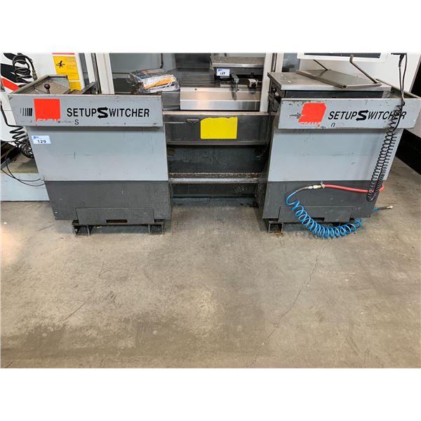 SMW 150S SETUP SWITCHER WITH 4 PALLETS, 1 MACHINE RECEIVER AND PALLET LOADING CART