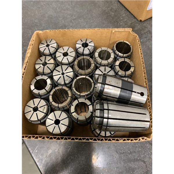 GROUP OF 22 TG100 COLLETS