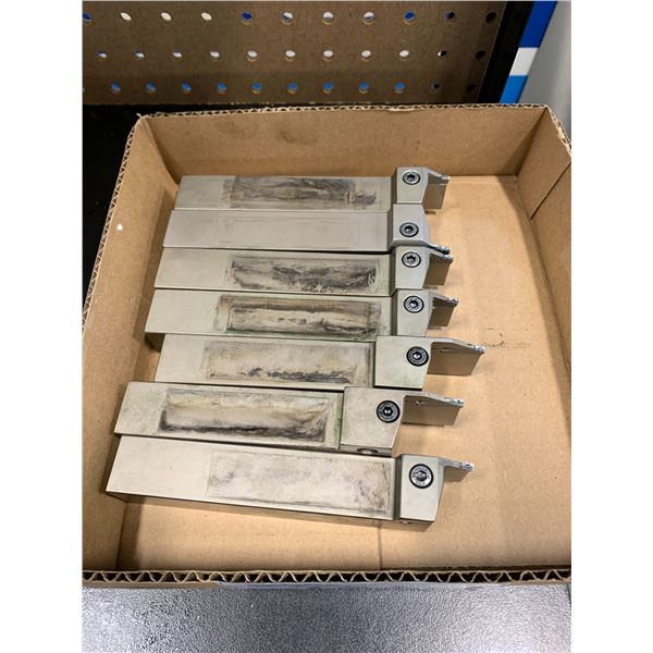 GROUP OF 7 GROOVING AND PART OFF TURNING TOOLS