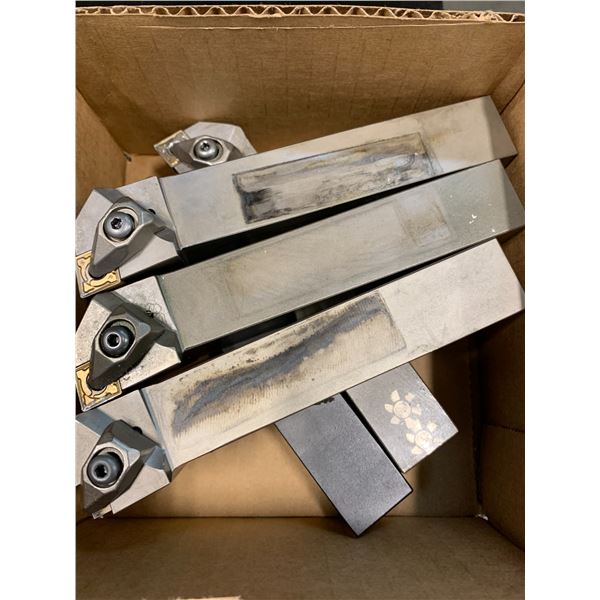 GROUP OF 5 FACING AND OD TURNING TOOLS