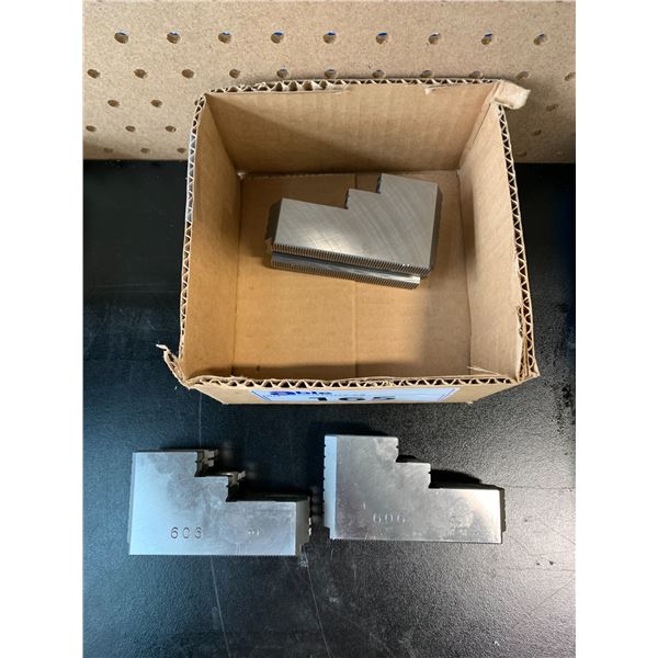 ONE SET OF 10" CHUCK TURNING HARD JAWS