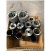 Image 2 : GROUP OF 12 ASSORTED TURNING SLEEVES-(7) 1 1/4"SLEEVES (1) 3/8" (1) 1/2" (1) 5/8" (1) 3/4"