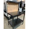 Image 3 : WELDED STEEL WORKBENCH WITH PEGBOARD BACK-APPROX.3FT X 2FT X 5FT HIGH