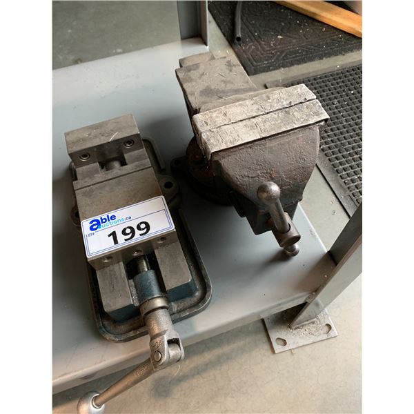 4  MACHINIST VICE AND 5  SWIVEL BENCH VISE