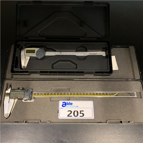 DASQUA DIGITAL CALIPER AND ELECTRONIC DIGITAL CALIPER WITH CASES