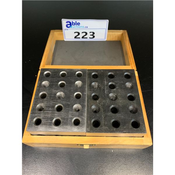 TWO/THREE/FOUR MACHINIST PRECISION BLOCK SET WITH WOODEN BOX