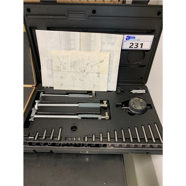 MITUTOYO NO. 511 SERIES DIAL BORE GAUGE SET - RANGE .7" - 4"