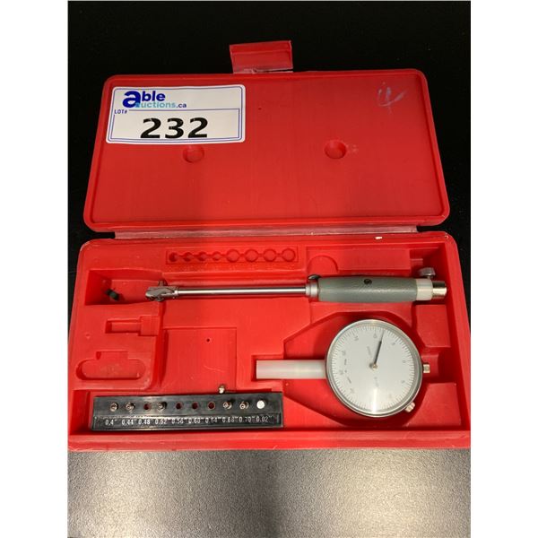 MHC 2" BORE DIAL INDICATOR GAUGE SET WITH CASE