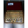 Image 2 : STEEL RECTANGULAR 81 PCS.GAUGE BLOCK SET GRADE B WITH WOODEN CASE (2 BLOCKS MISSING)