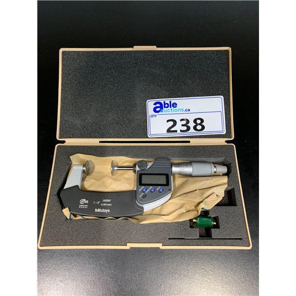MITUTOYO DIGITAL MICROMETER (1"-2") WITH CASE