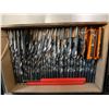 Image 1 : BOX FULL OF ASSORTED SIZE DRILL BITS