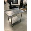 Image 1 : STAINLESS STEEL WASHING STATION TABLE - APPROX,3FT X 3 1/2FT X 2 1/2FT