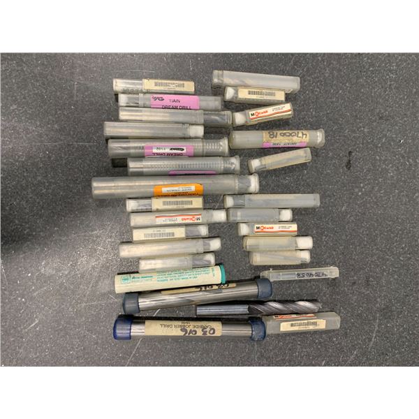 CARBIDE DRILLS (APPROX. 29 PCS.)