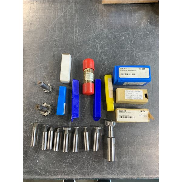 BOX OF T-SLOT CUTTERS (APPROX. 20 PCS.)