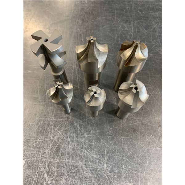 GROUP OF HSS ROUND OVER CUTTERS (6 PCS.)