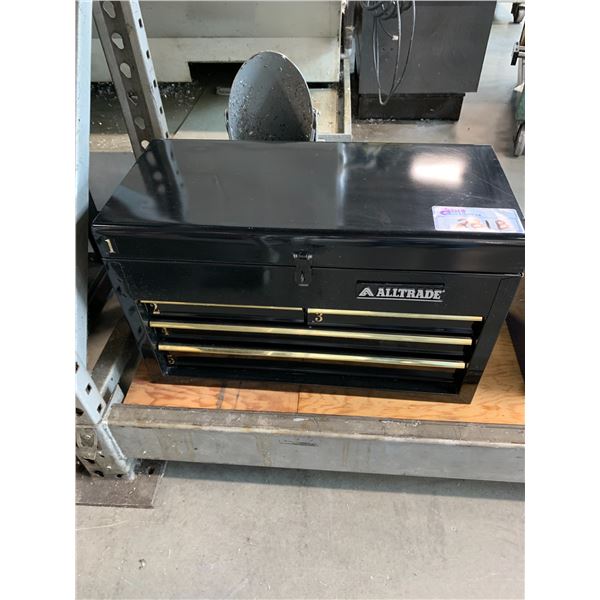 ALLTRADE 4 DRAWER BLACK TOOL BOX