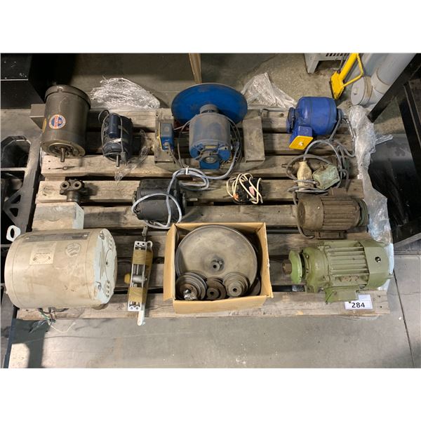 PALLET OF ASSORTED ELECTRIC MOTORS
