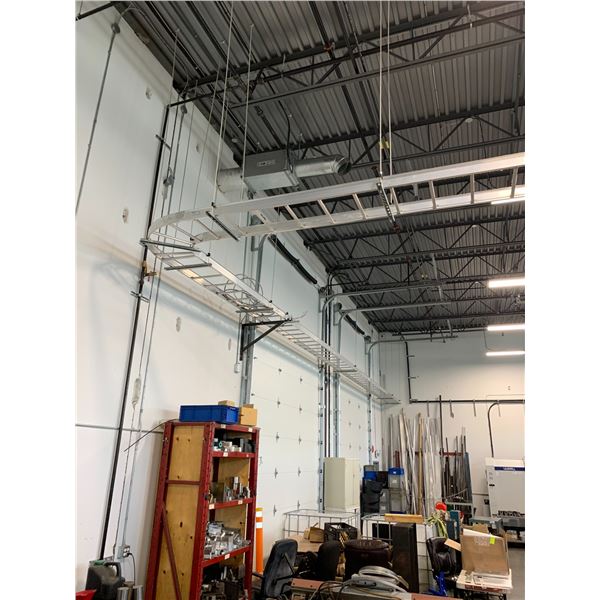 *LD* ALUMINIUM CEILING MOUNT ELECTRICAL WIRING TRACK SYSTEM - APPROX. 100FT