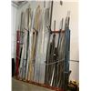 Image 1 : LARGE GROUP OF ASSORTED STEEL & ALUMINIUM FLAT BAR/ROUND/THREADED/CHANNEL/ETC
