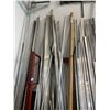 Image 4 : LARGE GROUP OF ASSORTED STEEL & ALUMINIUM FLAT BAR/ROUND/THREADED/CHANNEL/ETC