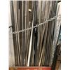 Image 8 : LARGE GROUP OF ASSORTED STEEL & ALUMINIUM FLAT BAR/ROUND/THREADED/CHANNEL/ETC