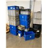 Image 3 : LARGE GROUP OF PLASTIC STORAGE BINS AND GARBAGE CANS - APPROX. 30 PCS.