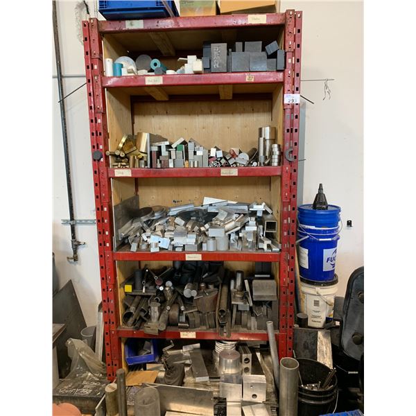 RED METAL PALLET RACKING SHELF *CONTENTS NOT INCLUDED*