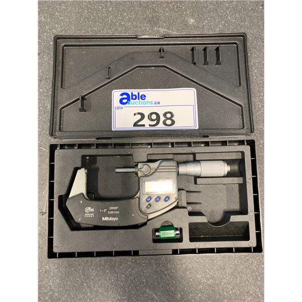 MITUTOYO DIGITAL MICROMETER (1"-2") WITH CASE