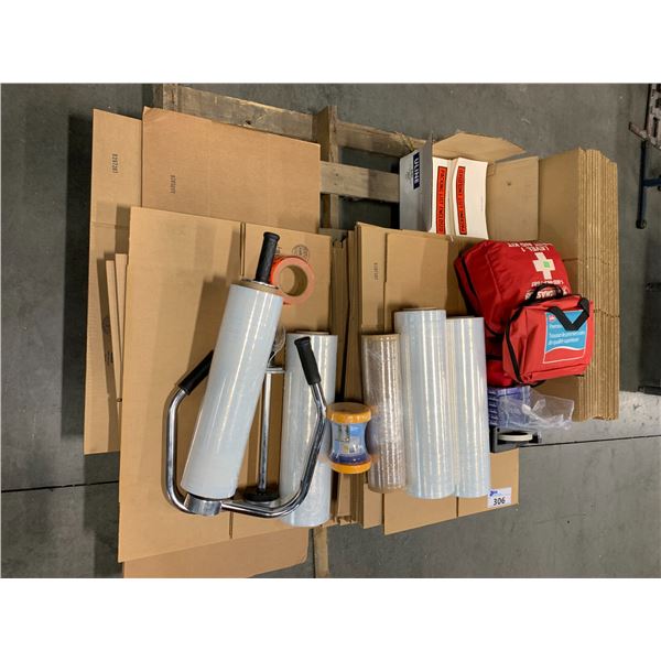 LARGE GROUP OF ASSORTED PACKING & SHIPPING SUPPLIES