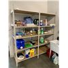 Image 2 : GREY METAL SHELF RACKING SYSTEM - 7 1/2FT ACROSS X 2FT DEEP X 7FT HIGH