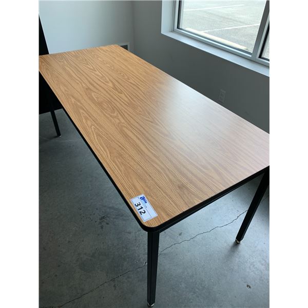 VIRCO COMPUTER TABLE (72" X 30" X 30")