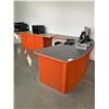 Image 2 : 3 DRAWER SOLID WOOD WITH ARBORITE TOP OFFICE DESK