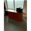 Image 3 : EXECUTIVE U-SHAPED SOLID WOOD WITH ARBORITE TOP DESK WITH LAZY BOY OFFICE CHAIR