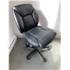 Image 2 : BLACK LEATHER OFFICE CHAIR
