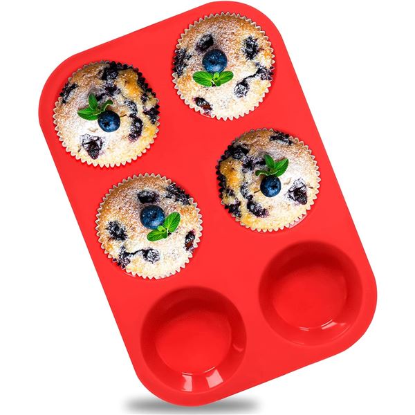 NEW KITCHEN ZONE FLEXIBLE NON-STICK MUFFIN PAN