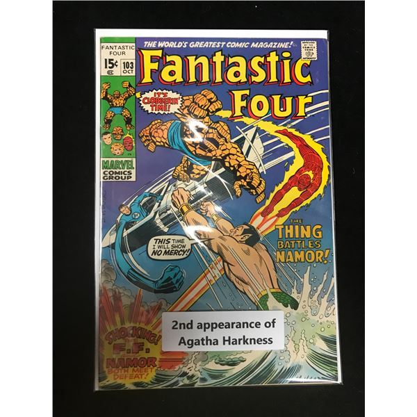 MARVEL COMICS NO.103 FANTASTIC FOUR (2ND APP AGATHA HARKNESS)