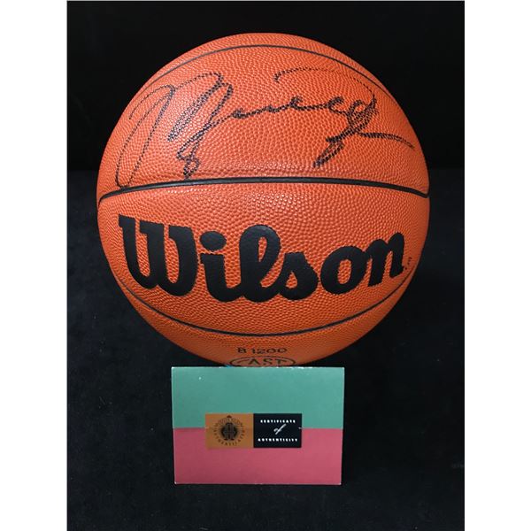 MICHAEL JORDAN SIGNED WILSON BASKETBALL (HUGE SIGNATURE) UPPER DECK COA