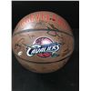 Image 1 : CLEVELAND CAVALIERS 2005-06 TEAM SIGNED BASKETBALL UPPER DECK COA (LEBRON JAMES ROOKIE YEAR)