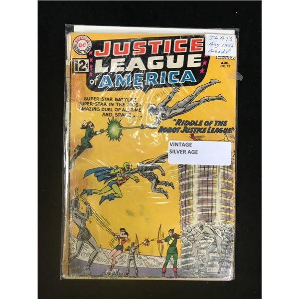 MARVEL COMICS NO.13 JUSTICE LEAGUE OF AMERICA (VINTAGE SILVER AGE)