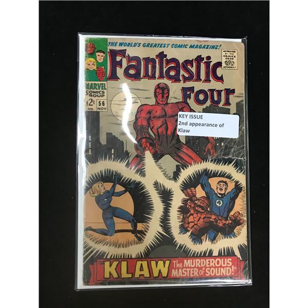 MARVEL COMICS NO.56 FANTASTIC FOUR (2ND APP THE KLAW)