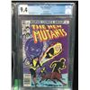 Image 1 : MARVEL COMICS NO. 1 THE NEW MUTANTS GRADED 9.4 CGC COA