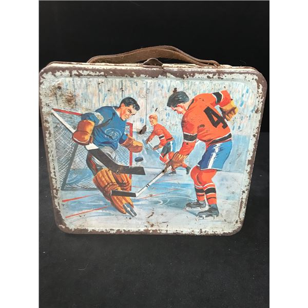 VINTAGE NHL TIN LUNCH BOX